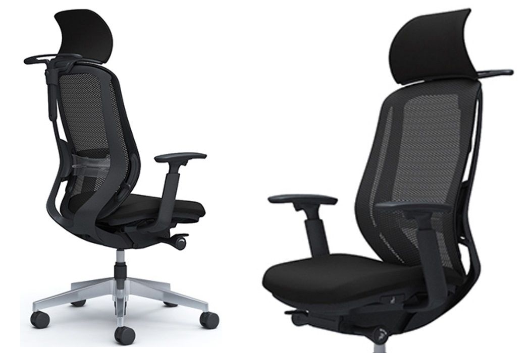 OKAMURA SYLPHY Chair with Headrest, Lumbar Support and Coat Hanger
