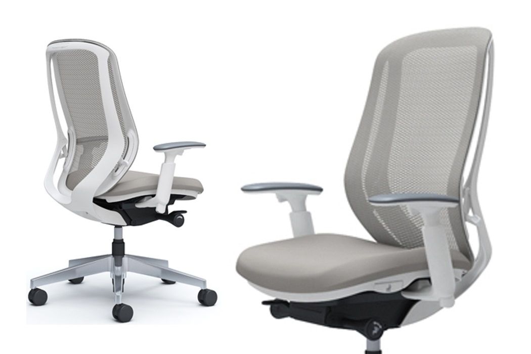 Designová Kancelářská Židle OKAMURA SYLPHY Světle Šedá